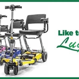 Win A luggie folding mobility scooter